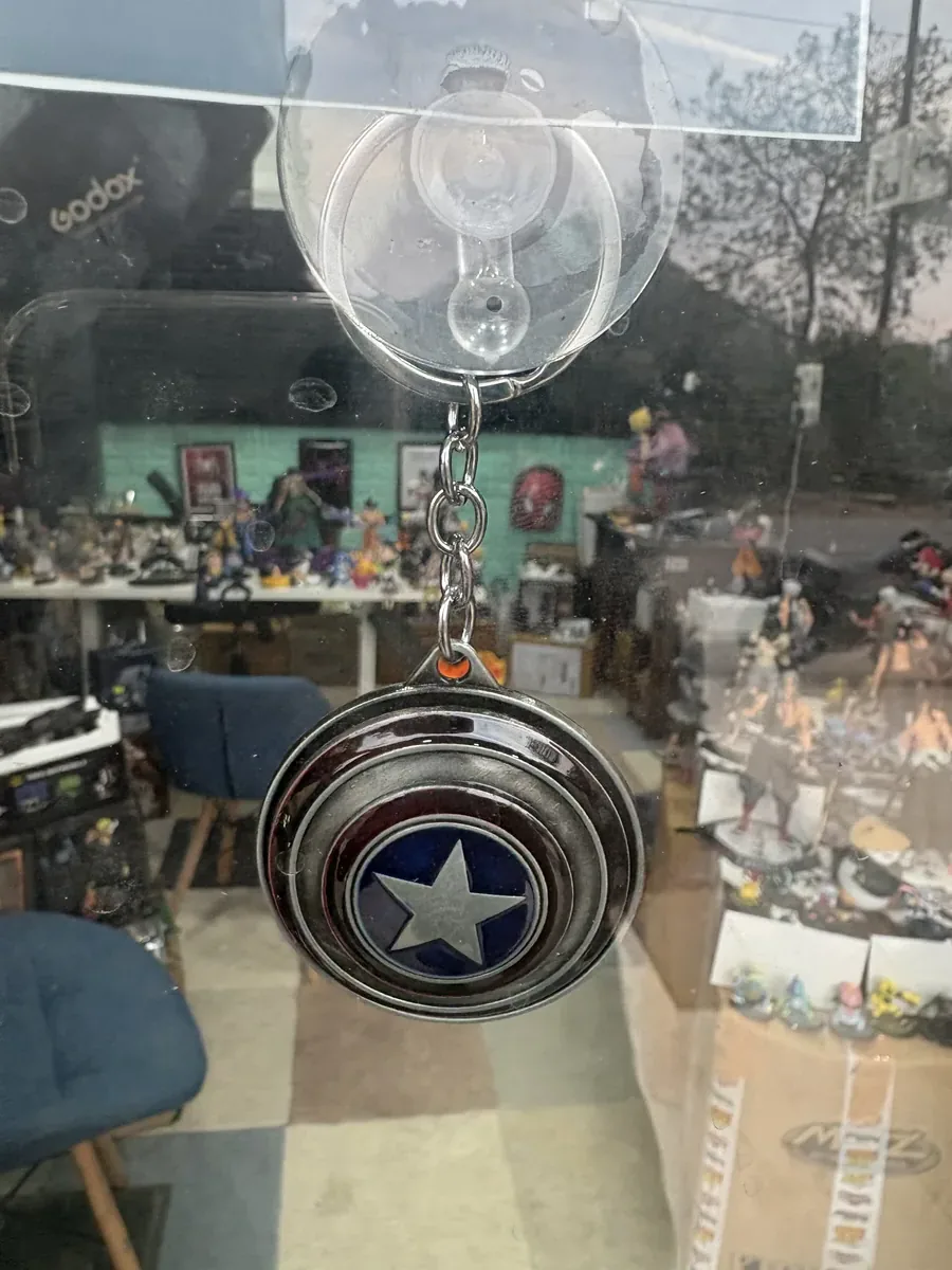 Metal Rotating Keychain
