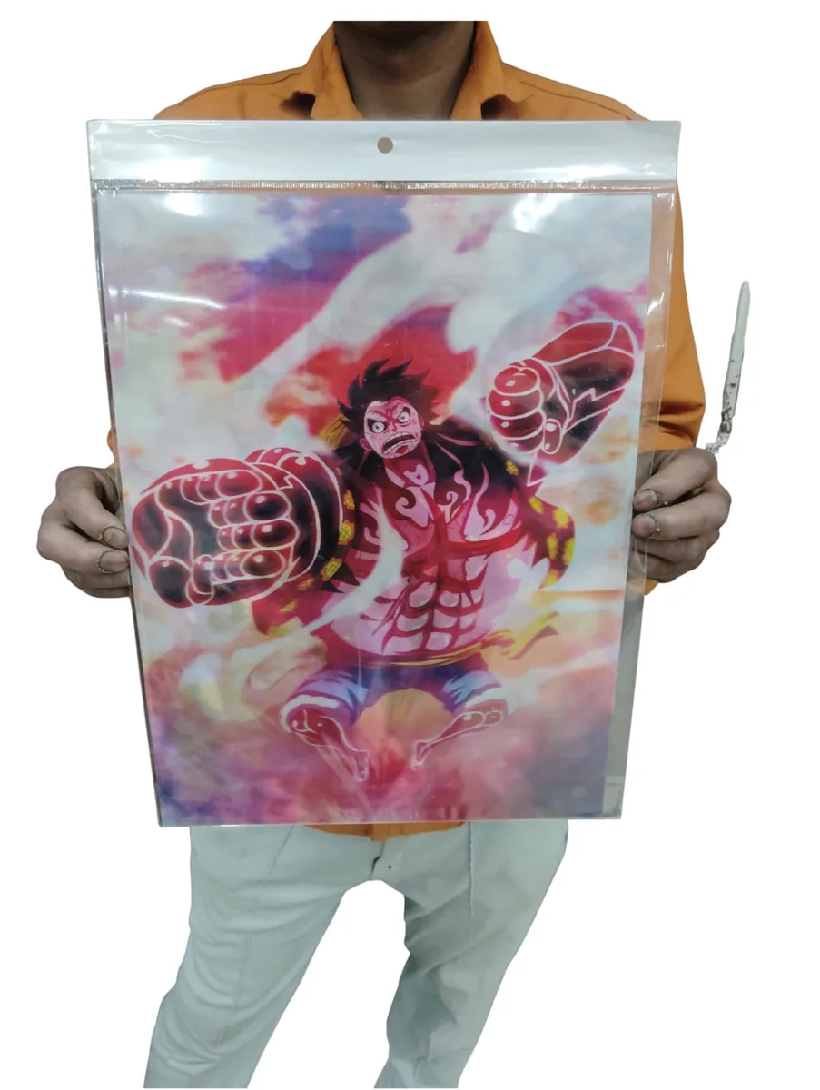Luffy Gear 5 Lenticular 3D Poster - A3