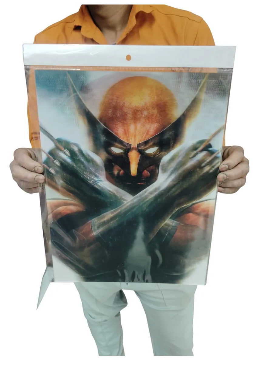 Wolverine Claws Lenticular 3D Poster - A3