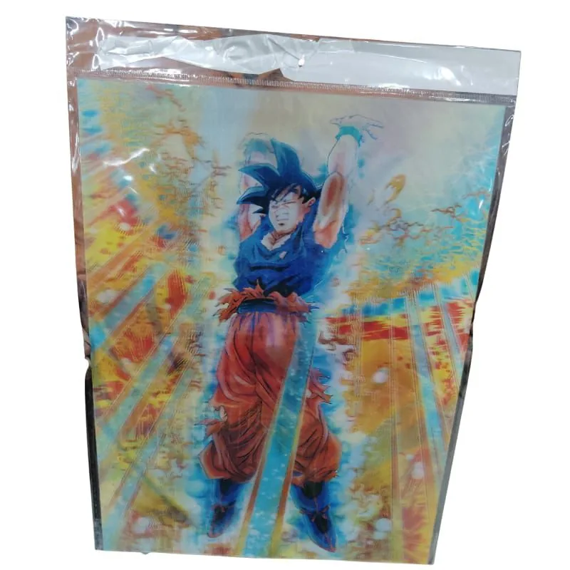 Goku Super Saiyan Blue & Pink Lenticular 3D Poster - A3