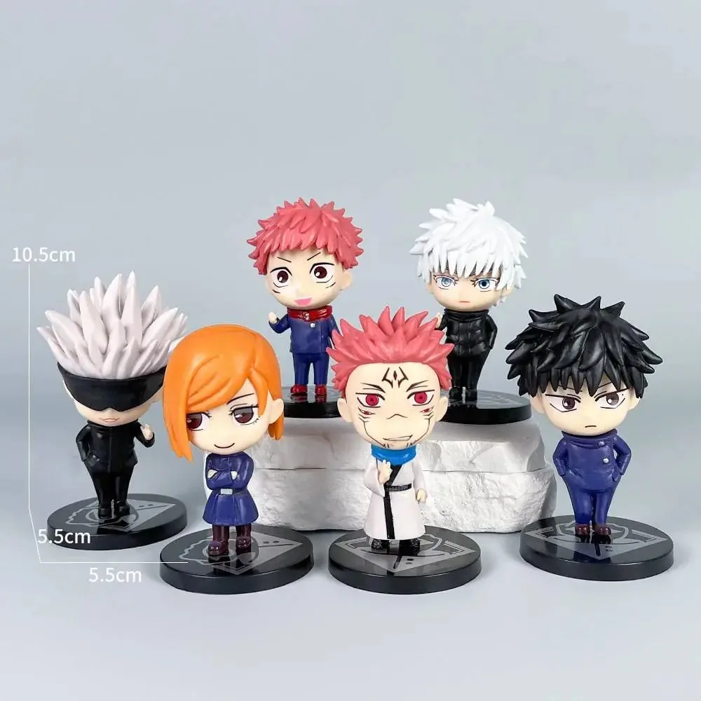 JUJUTSU KAISEN MINIATURE FIGURE 10CM SET OF 6PCS