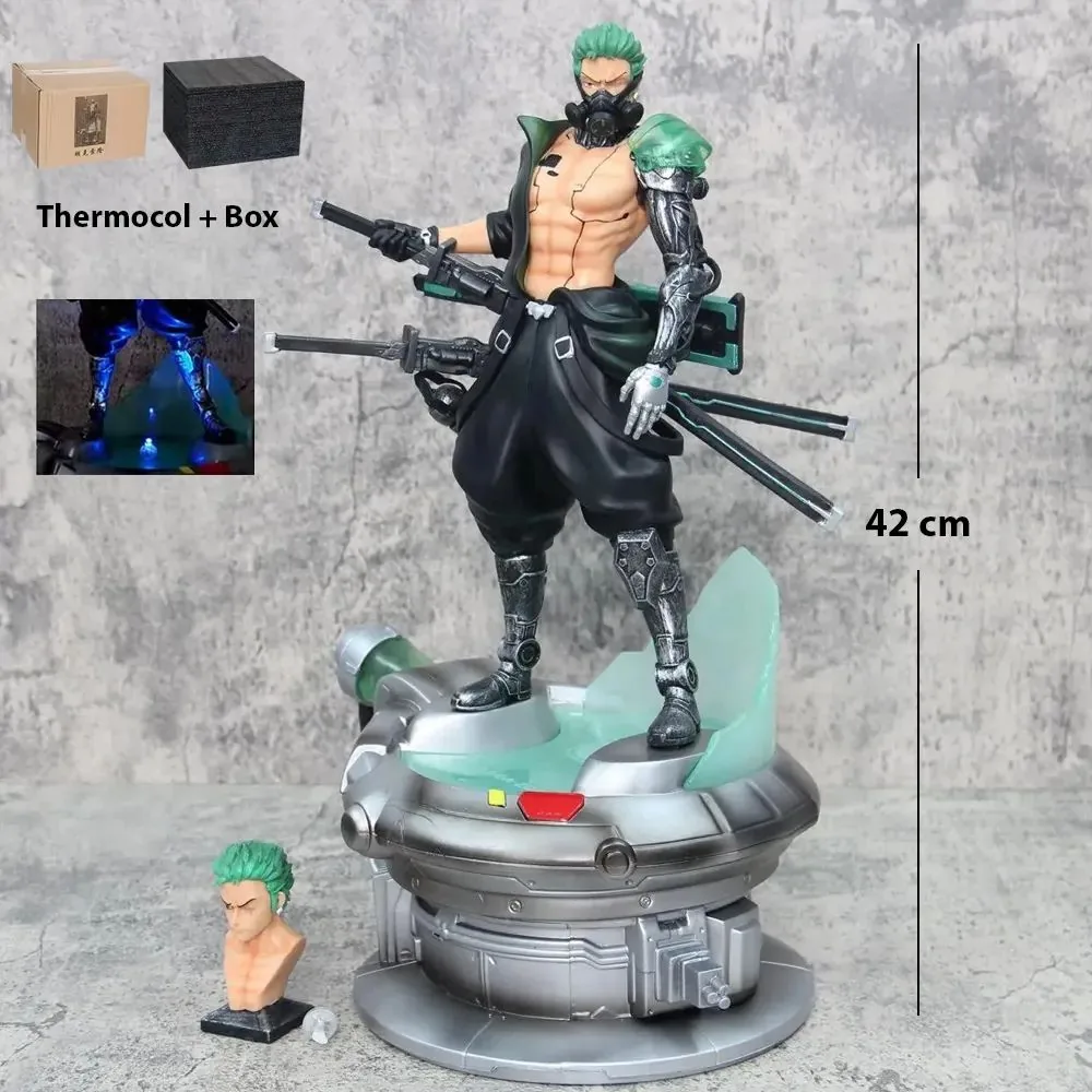 ZORO 42CM HIGH DETAILED STANDING FIGURE (WITH BOX)