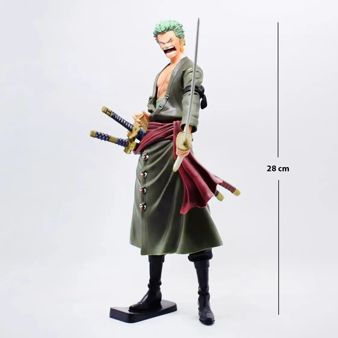 RORONOA ZORO 28CM ANGRY ANIME ACTION FIGURE