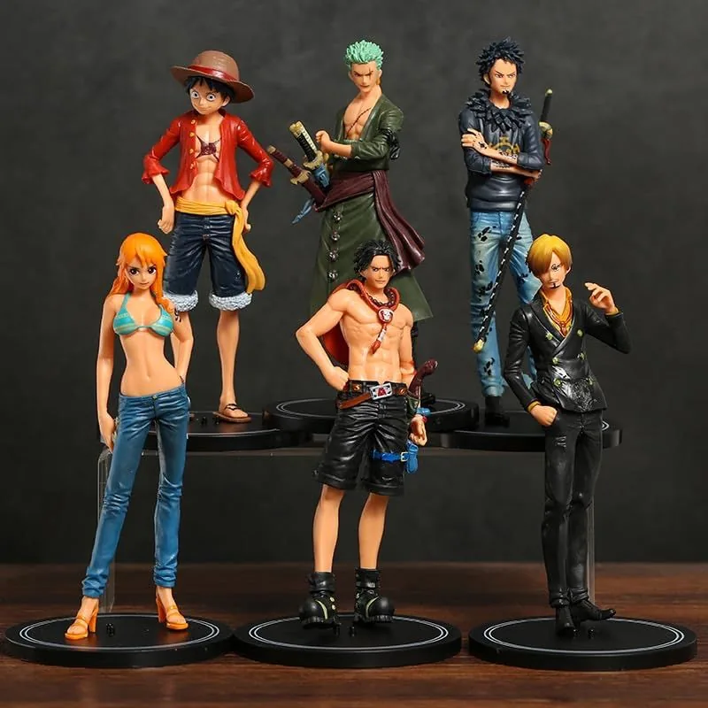 ONE PIECE 6PCS SET 18CM ACTION FIGURE