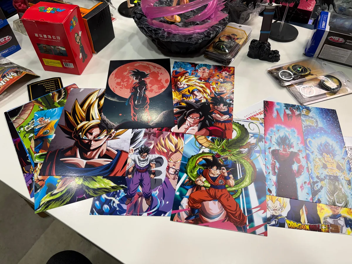 Dbz small size paper poster pack of 12