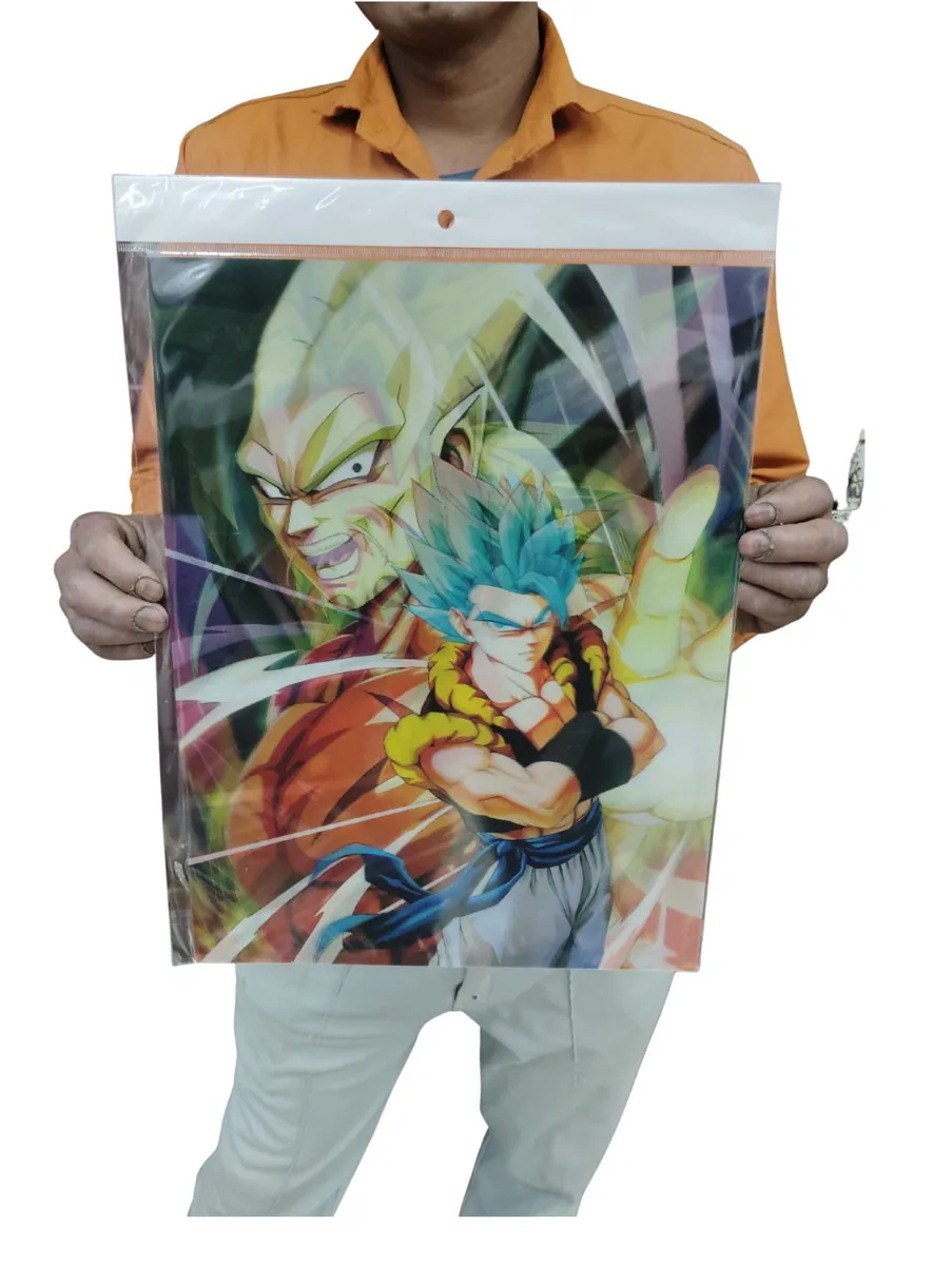 Goku & Vegeta Fusion Lenticular 3D Poster - A3