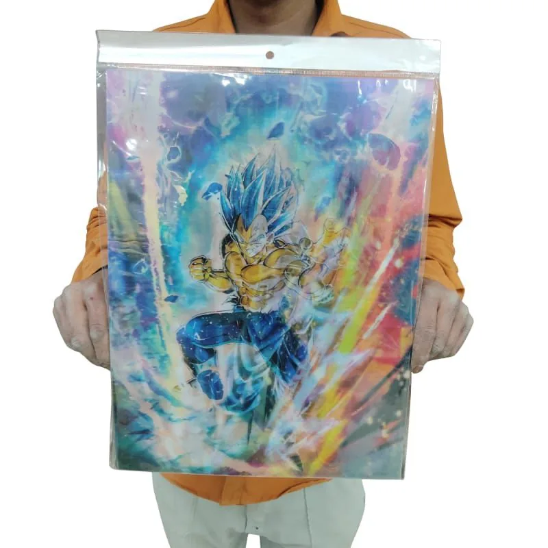 Vegeta Super Saiyan Blue Lenticular 3D Poster - A3