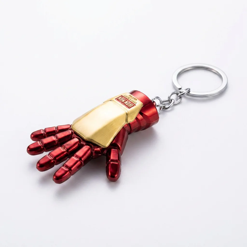 Iron man hand keychain
