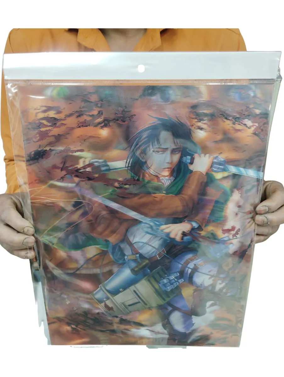 Attack on Titan Lenticular 3D Poster - A3