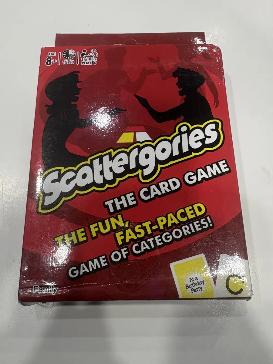 Scattergories Card Game