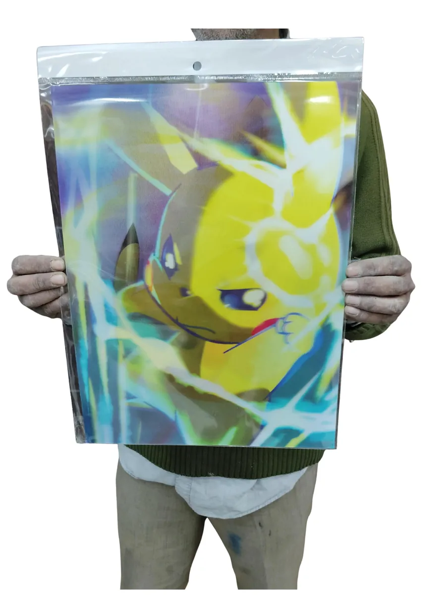 Pikachu 3D Poster